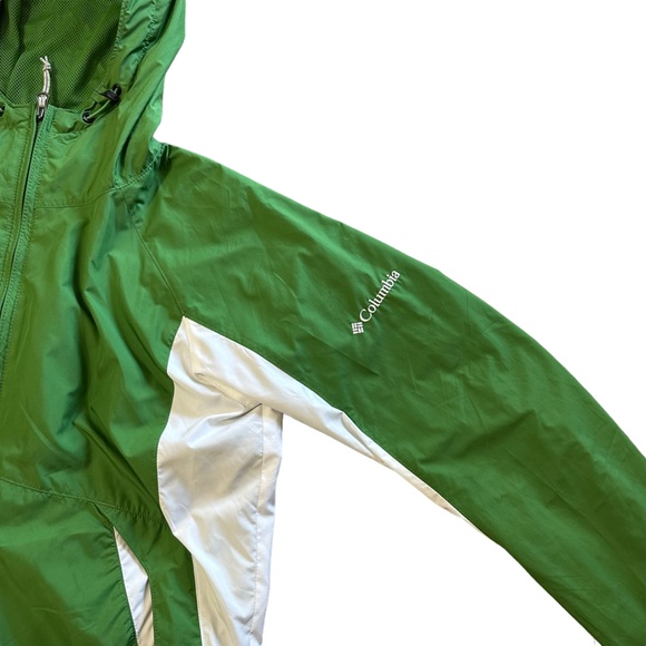 Columbia Mesh Lined Full Zip Windbreaker Omni-Shade Women’s small - Picture 4 of 9